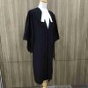 lawyer gown with collar bib