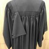 Lawyer's robe has entirely handmade pleats on the back