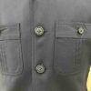 bush jacket front pocket with 3 pleated
